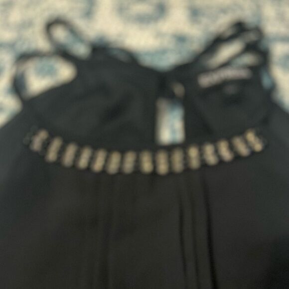 Express High Neck Tie Tank - Picture 2 of 3